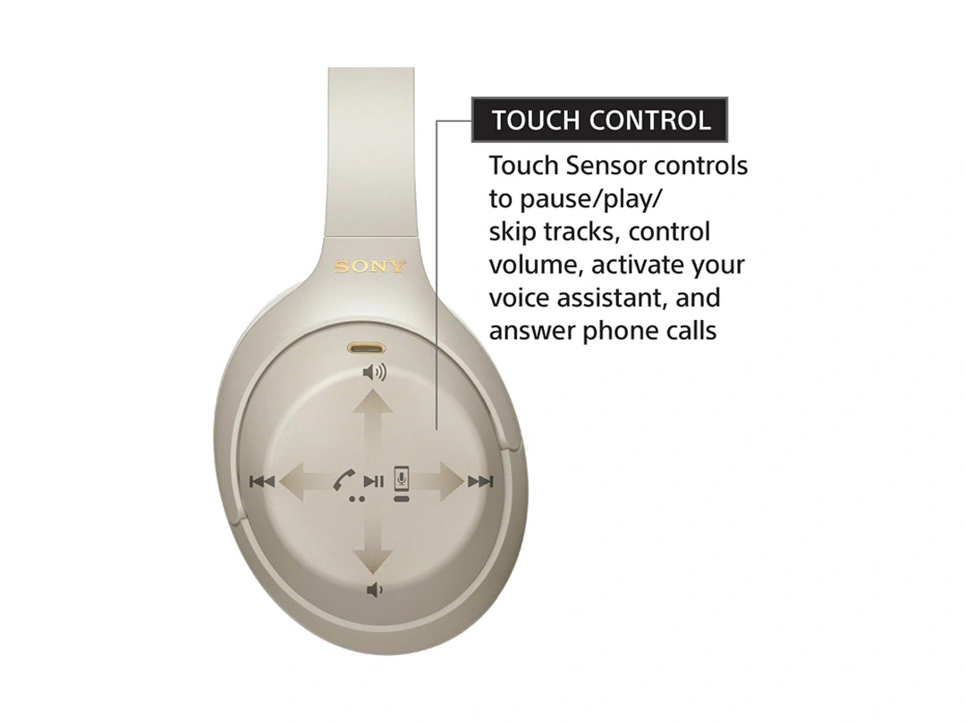 Sony Noise Cancelling Wireless Headphones - Silver in Qatar Sony Noise Cancelling Wireless Headphones - Silver in Qatar
